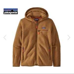 Patagonia Brown Hooded Fleece Jacket